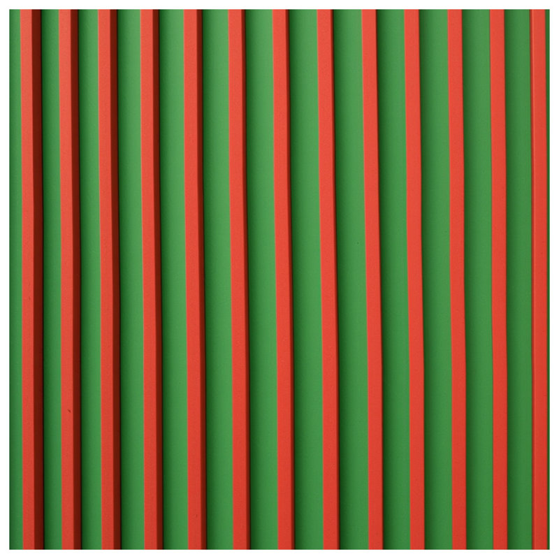 Couvertures à rayures verticales vertes et rouges, 60in W x 80in H