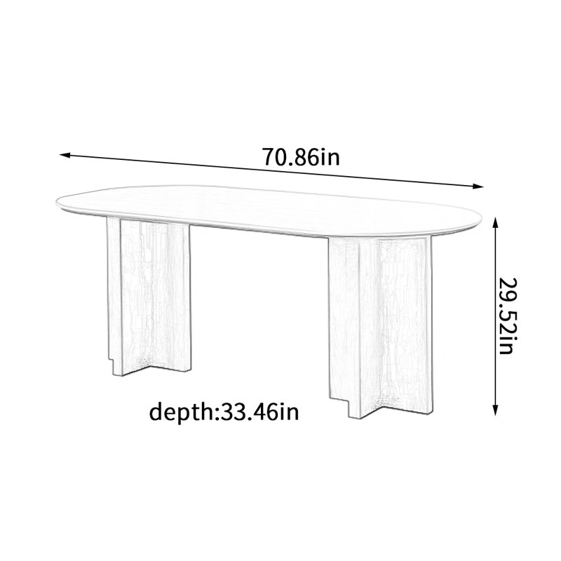 Cryden, 29.52"H x 70.86"L x 33.46"W