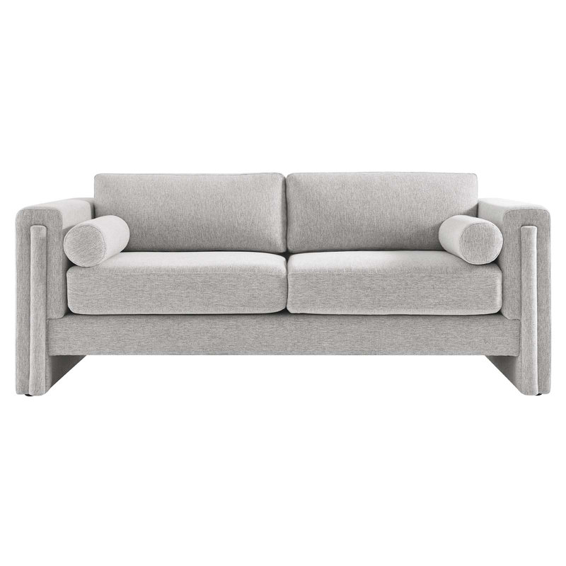 Canapés visibles Modway, 100 % polyester gris clair