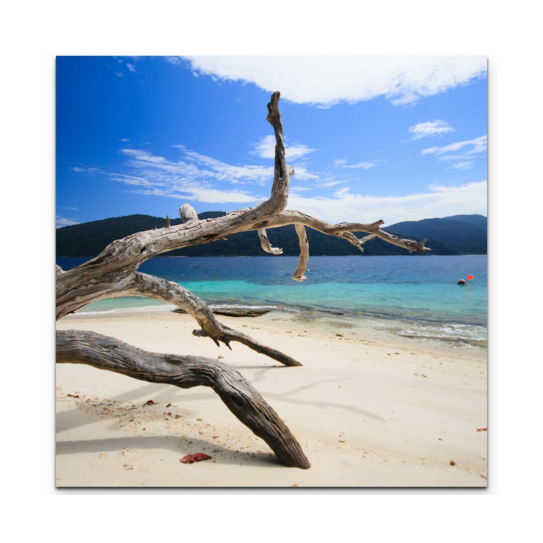 Leinwandbild Strand auf der Lipe Insel