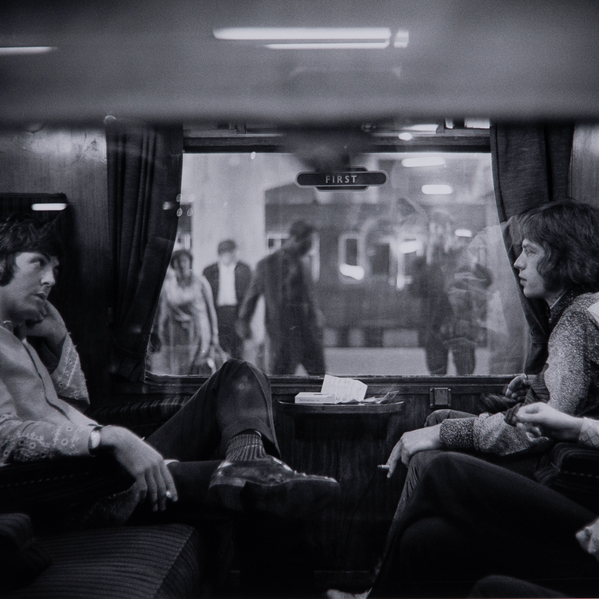 McCartney & Jagger by Getty Images, 18" H x 24" W x 1.5" D
