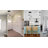 3-Light Cluster Pendant Lamp With Hammered Glass