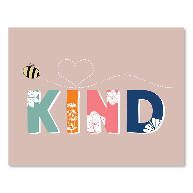 Bee Kind 16x20 Framed Board
