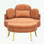 Fauteuils d'appoint en velours côtelé avec repose-pieds-911091808