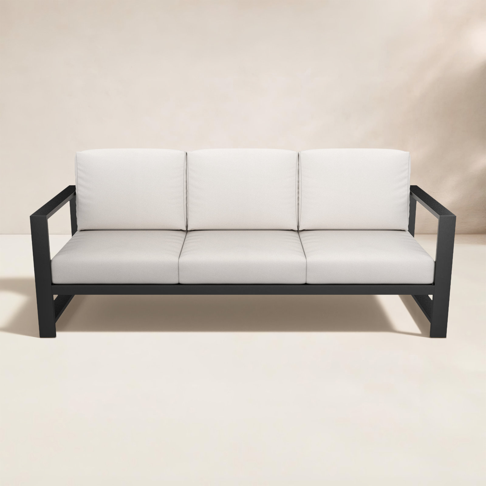 Dulcie 80" Sunbrella® Patio Sofa, Sunbrella® Canvas White