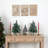 Snowy Pine Tree Planter Set