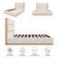 Lit plateforme tapissier Modern-130118715