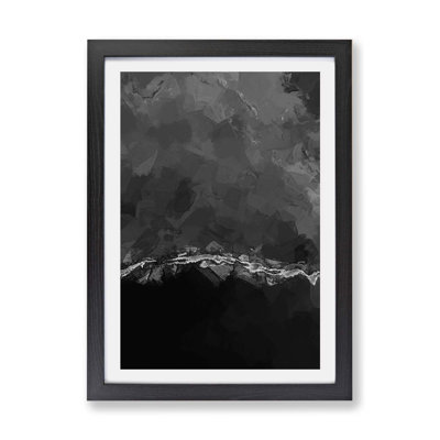 The Black Sand Beach In Iceland - Single Picture Frame Painting