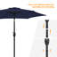 Parasol de marché 7 pi 2 po Kahoka-341684580
