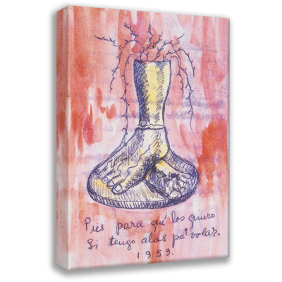 Toile tendue Frida's Diary par Frida Kahlo