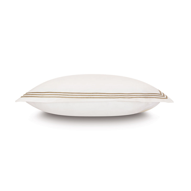 Tessa Cotton Sham Set, Multi-stripe, Ivory/Antique, King