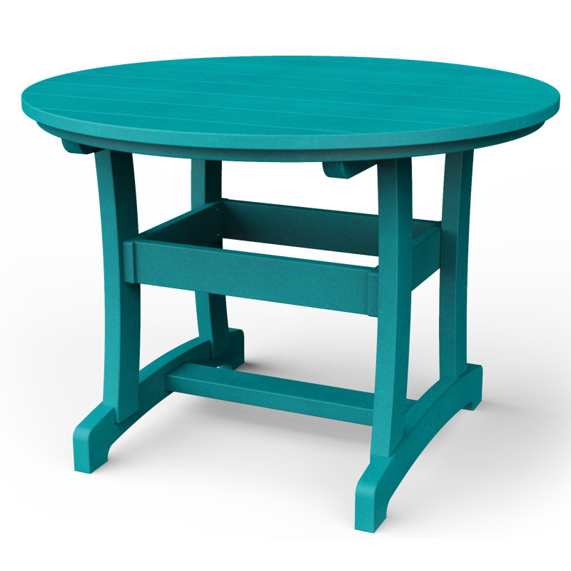 Stella Outdoor Dining Table Yes ,, Aruba Blue, 42" H x 42" W x 42" D