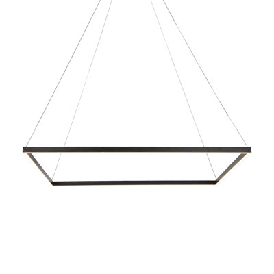 Atria Integrated LED Linear Pendant Height Adjustable ETL Certified Square Chandelier Lighting