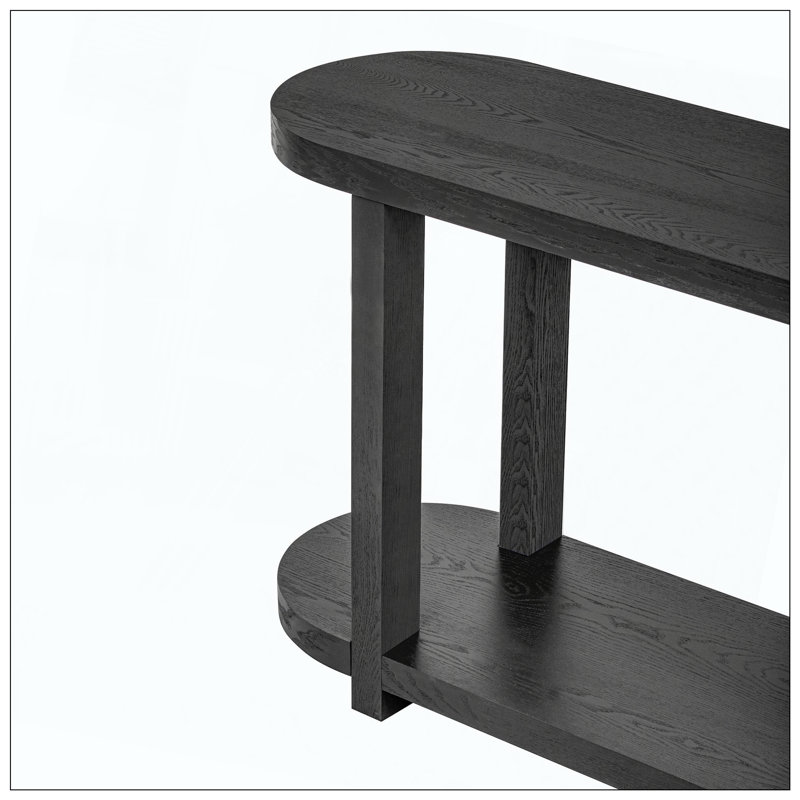 Console moderne minimaliste avec placage de frêne