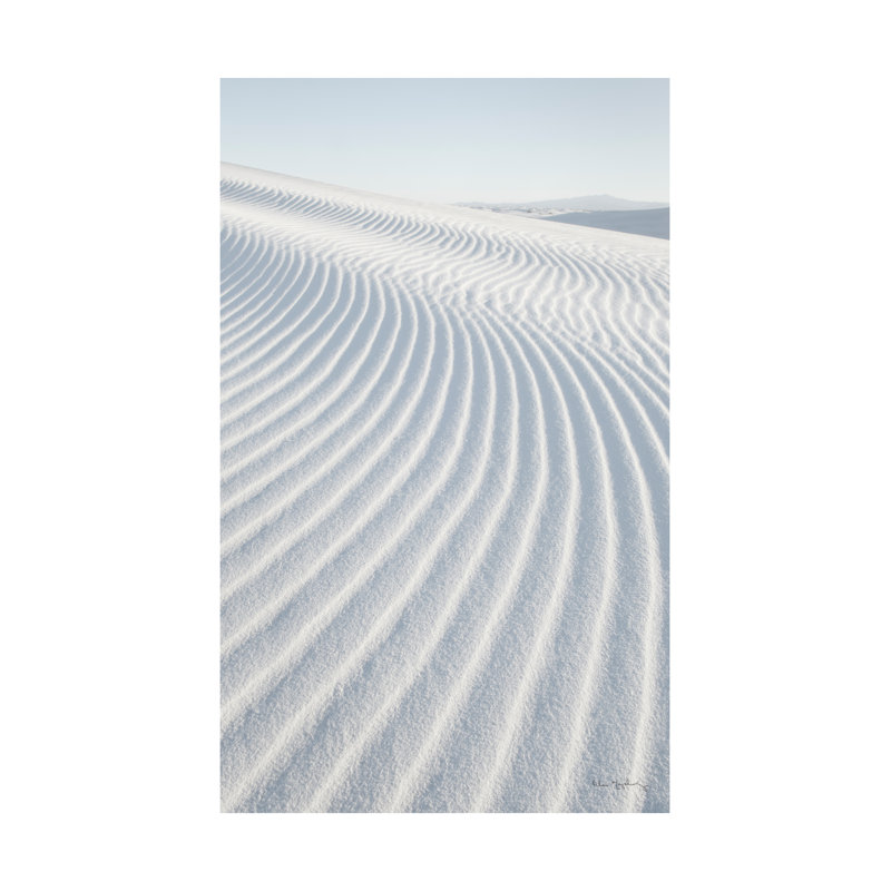 White Sands I No Border - Wrapped Canvas Print, 46cm H x 30cm W x 3.8cm D