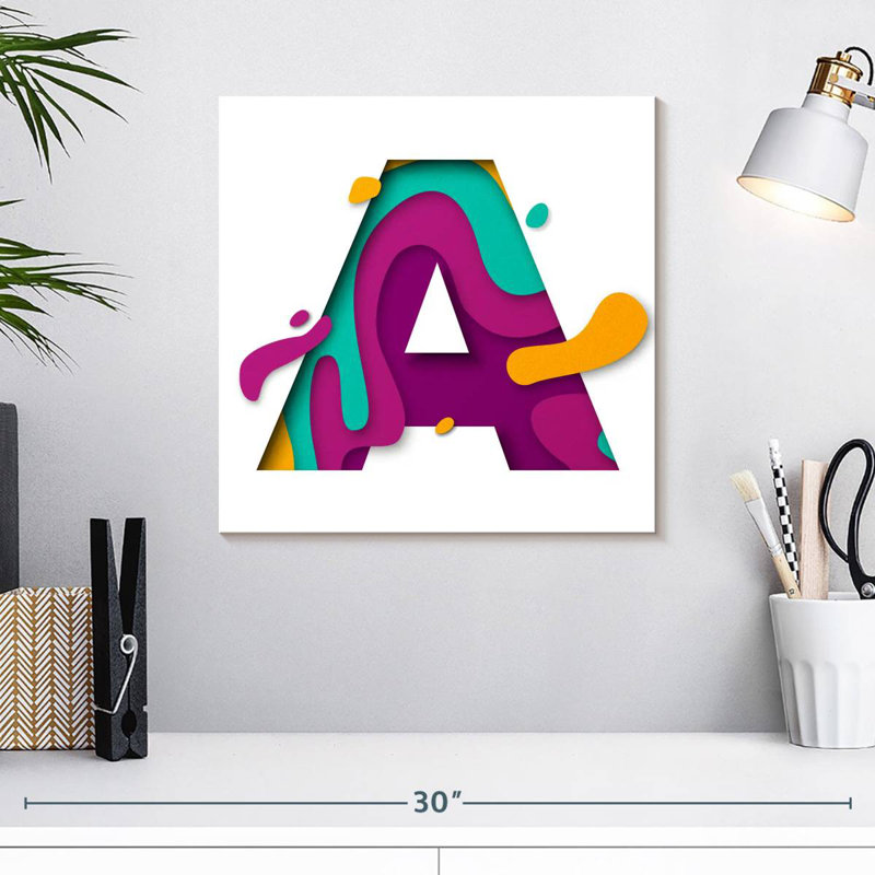 Tergel Fun A Letter, 16" H x 16" W