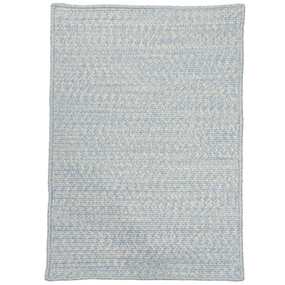 Nautical Tweed Braided Reversible Solid Indoor Outdoor Rug