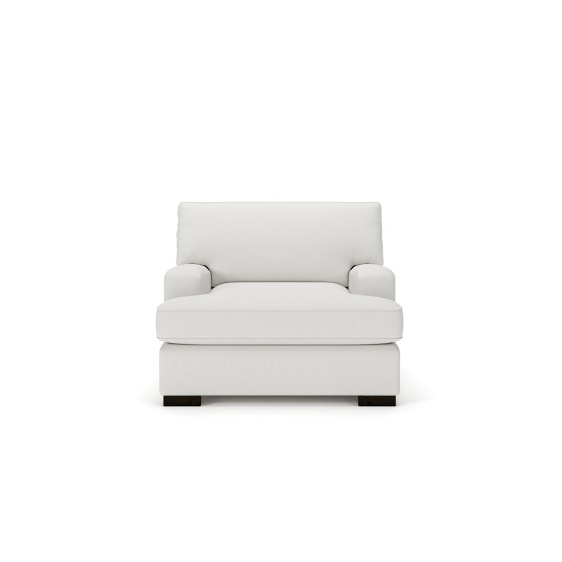 Brooklyn Chloe Upholstered Chair And A Half, Macarena Beige Basketweave
