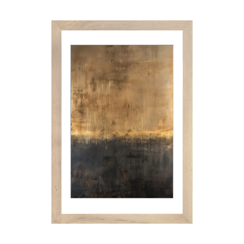 La lumière commence, Papier avec cadre en bois naturel ouvert, H 24 po x l 16 po x P 1 po, Blanc