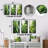 Mossy Morning Palms - Palms & Palm Trees Metal Wall Art Living Room Set Of 3-155467446