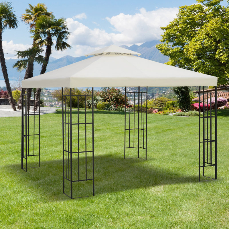 Auvent de remplacement pour abri de jardin, housse UV à 2 niveaux
