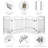 Eichael Free Standing Pet Gate With Door-542158898