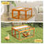 Poulailler portatif Coaxum, panneau solaire verrouillable-86128084