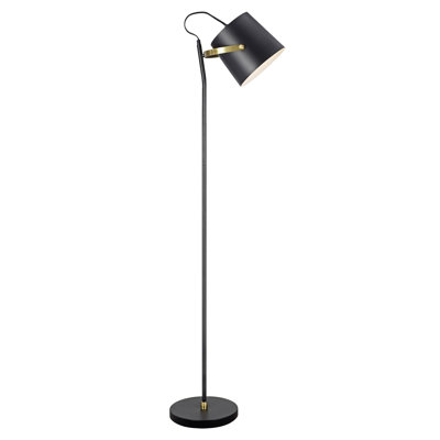# 42001-54-1, avec lampe sur pied en laiton antique, H 57-1 / 8 po, douille E26, ampoule non incluse