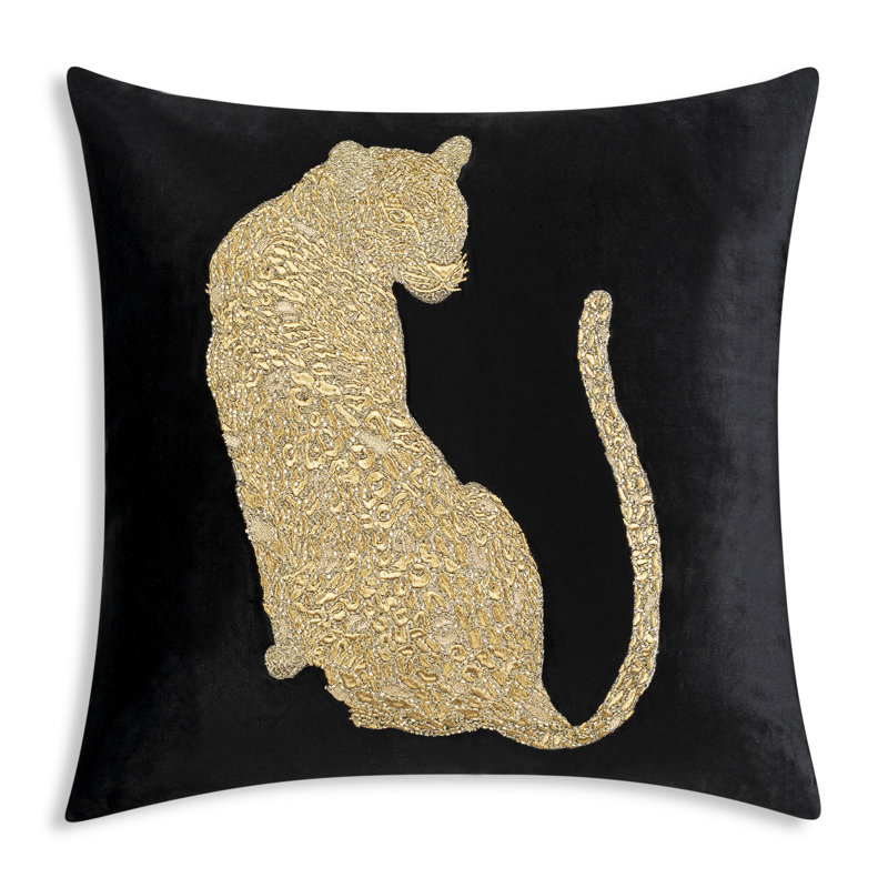 Sona Navy Gold And Silver Pillow