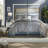 Teal Cotton Comforter Bedding Sets, Modern Paisley Style, Perfect For Home