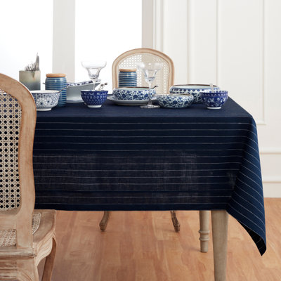 Pinstripe - 100% Pure Linen Tablecloth