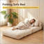 Canapé-lit pliant, chaise convertible avec coussin et support pour les espaces compacts, portable et confortable pour le salon ou la chambre à coucher-133697671-133697668