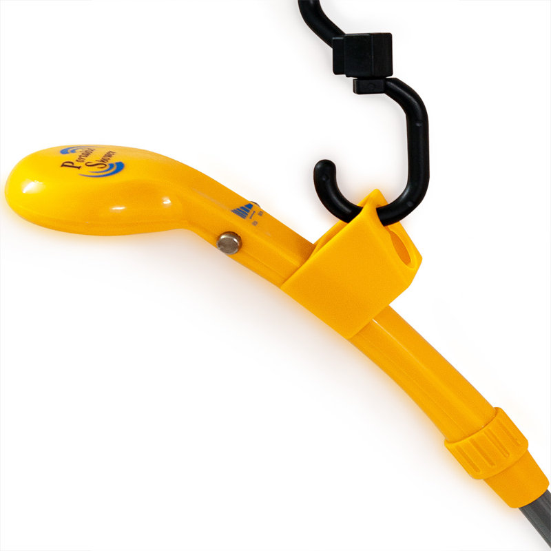 Stulysse Portable Hanging Shower Outdoor Shower with Detachable Shower Head and Footwash Spout