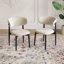 Chaises de salle à manger rembourrées en bois massif de style Mid-Century beige, aucune chaise d'appoint requise pour la salle à manger-1144640660-1145256040