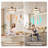 42-inch Smart Crystal Ceiling Fan Light Retractable invisible blades, Bluetooth speaker, RGB full-color lighting, 6-speed forward/reverse settings, remote control, app-based smart control-835799856