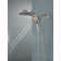 HydraChoice Hydrorain 5 Spray Dual Shower Head and Handheld Shower with H2Okinetic 1.75 GPM