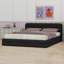 Lit plateforme en tissu d'ameublement-1040509341