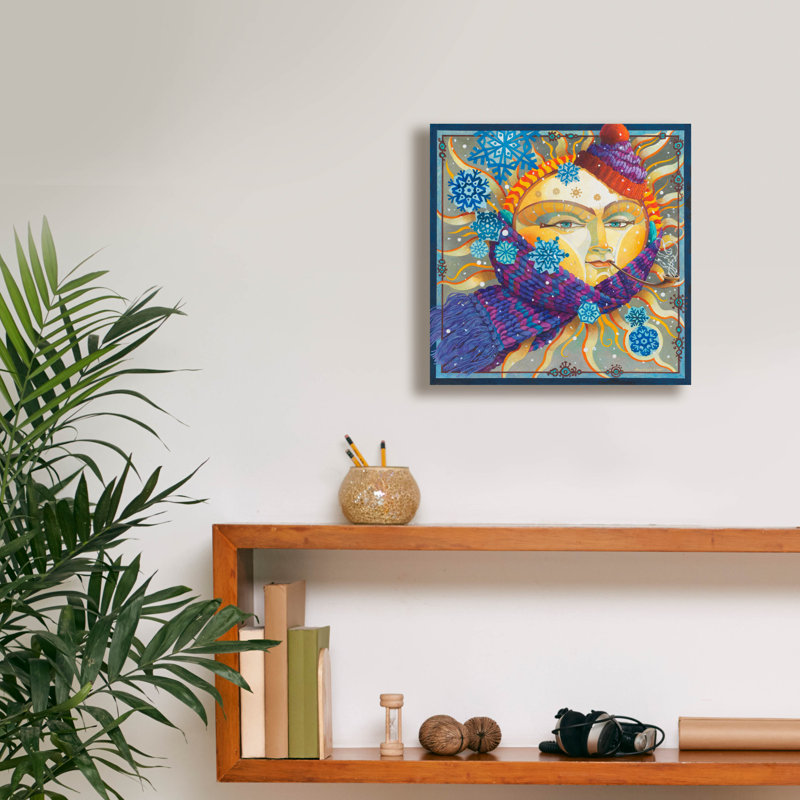 «Winter Sun» par David Galchutt, art mural sur toile, H 12 po x l 12 po x P 0,75 po