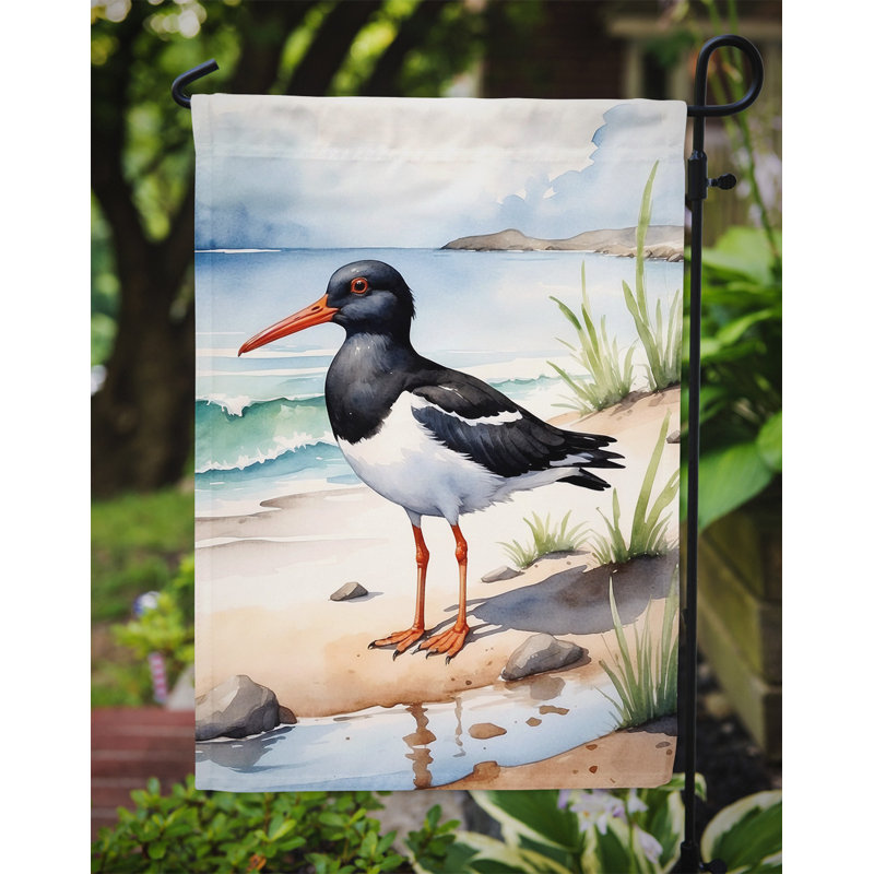 Drapeau de jardin Surfbird Bird, Huître