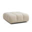 Pouf modulaire Calliope Cream Performance Velvet