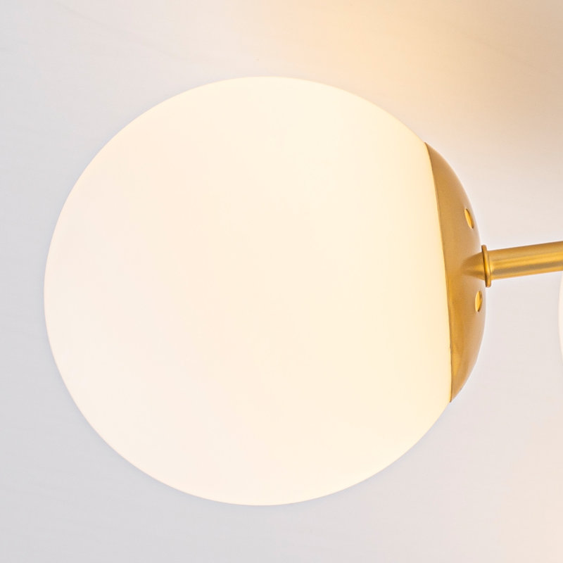 Plafonnier encastré Gold, 8 lumières