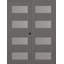 Porte double standard en bois manufacturé et en verre Della-71006209-71006207-71006211