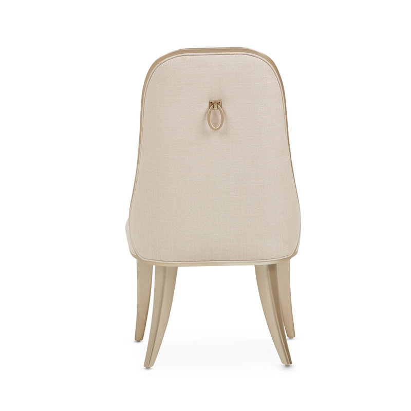 Villa Cherie Tufted Dining Side Chair, Caramel