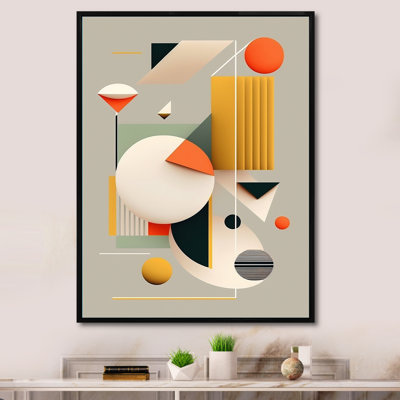 «Minimal Bauhaus Dimensions III», reproduction sur toile flottante