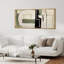 «Mid Century Shape Abstract Geometric Shapes», reproduction encadrée sur toile-111665210-98042272