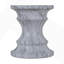Tables de bout d'extérieur en ciment pour patio, table d'appoint de jardin en faux terrazzo, petite table d'appoint ronde moderne pour l'intérieur et l'extérieur