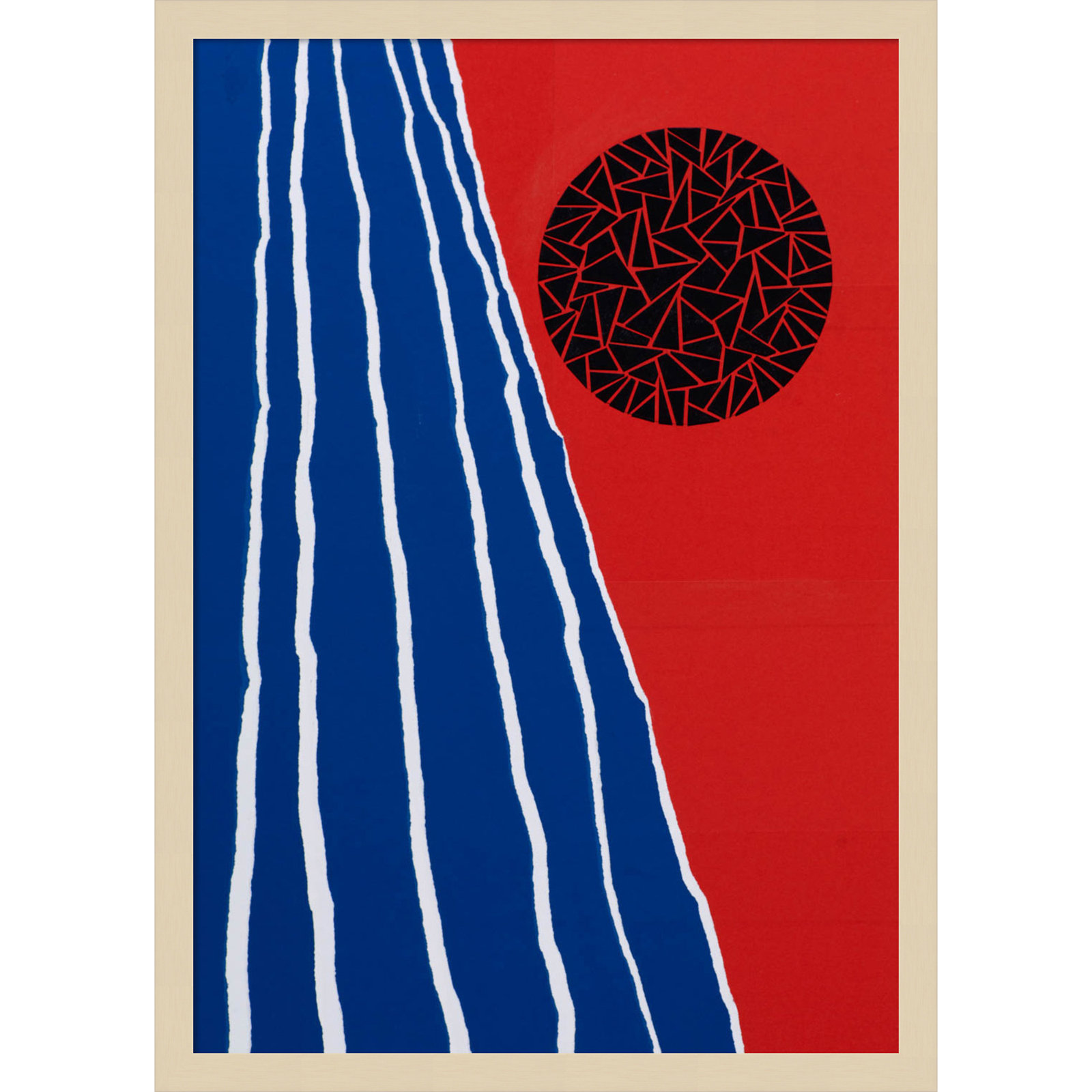 Orbis Factor by Alex Dunn, Brown, 25" H x 18" W x 1" D