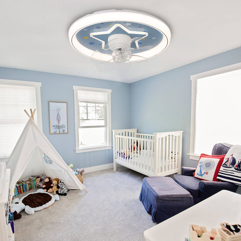 Keyann 12'' Ceiling Fan with LED Lights