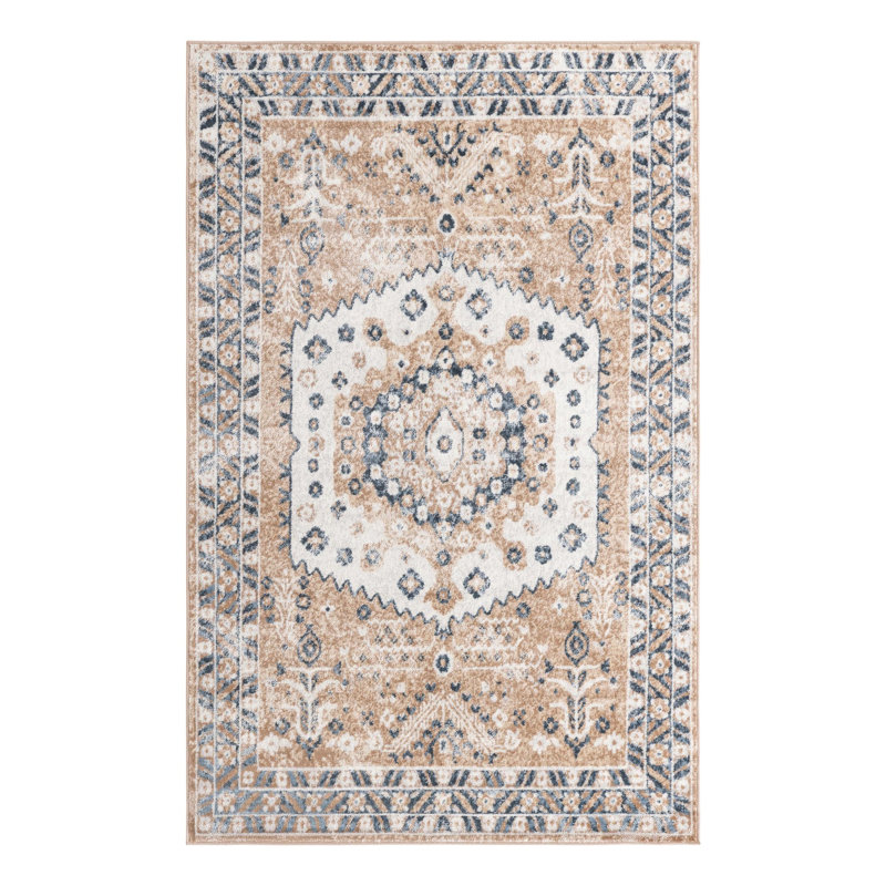Braaten Oriental Indoor Rug, Rectangle 5'3" x 8'