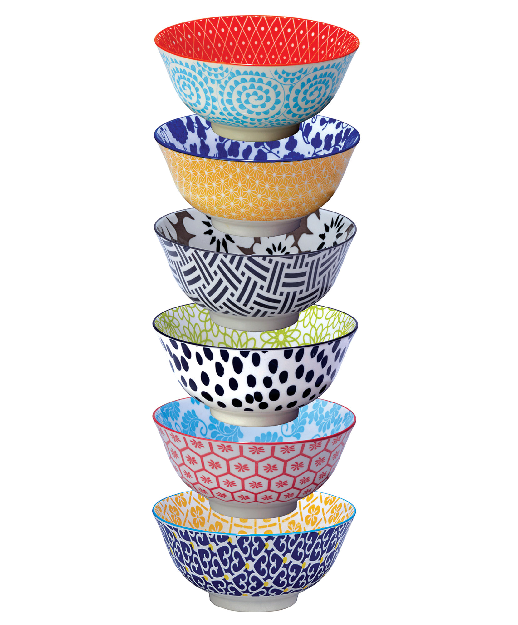 Certified International Chelsea Set of 6 Bowls, 6.25" & Reviews | Wayfair